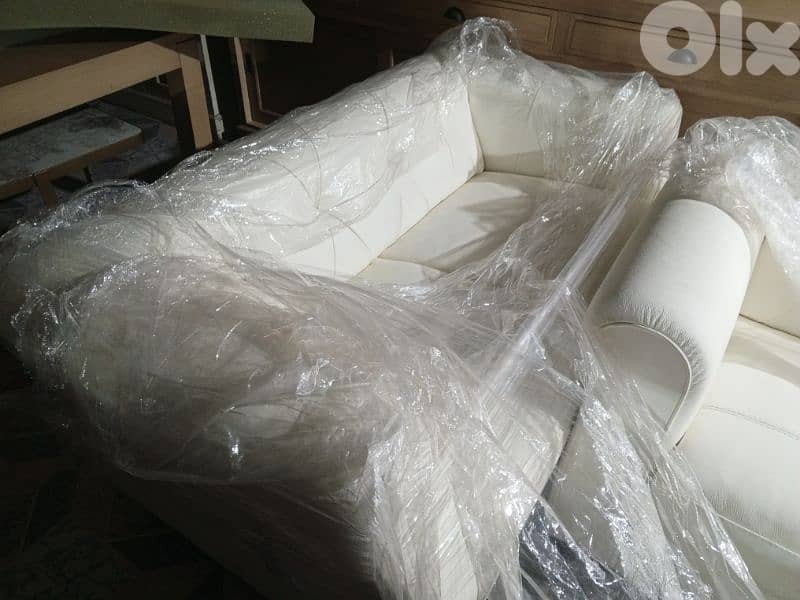 full Spanish real leather living room 2