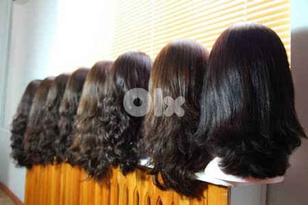 باروكات شعر طبيعي %100 بواريك طبيعية باروكة نسائية