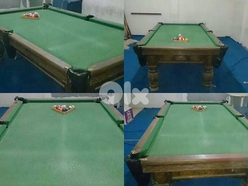 OLD ANTIQUE HEAVY RARE  billiard english pool table 1