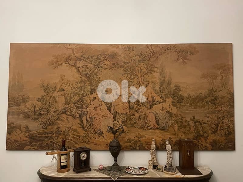 Antique Gobelin tapestry - excellent condition (285 x135 cm) 0