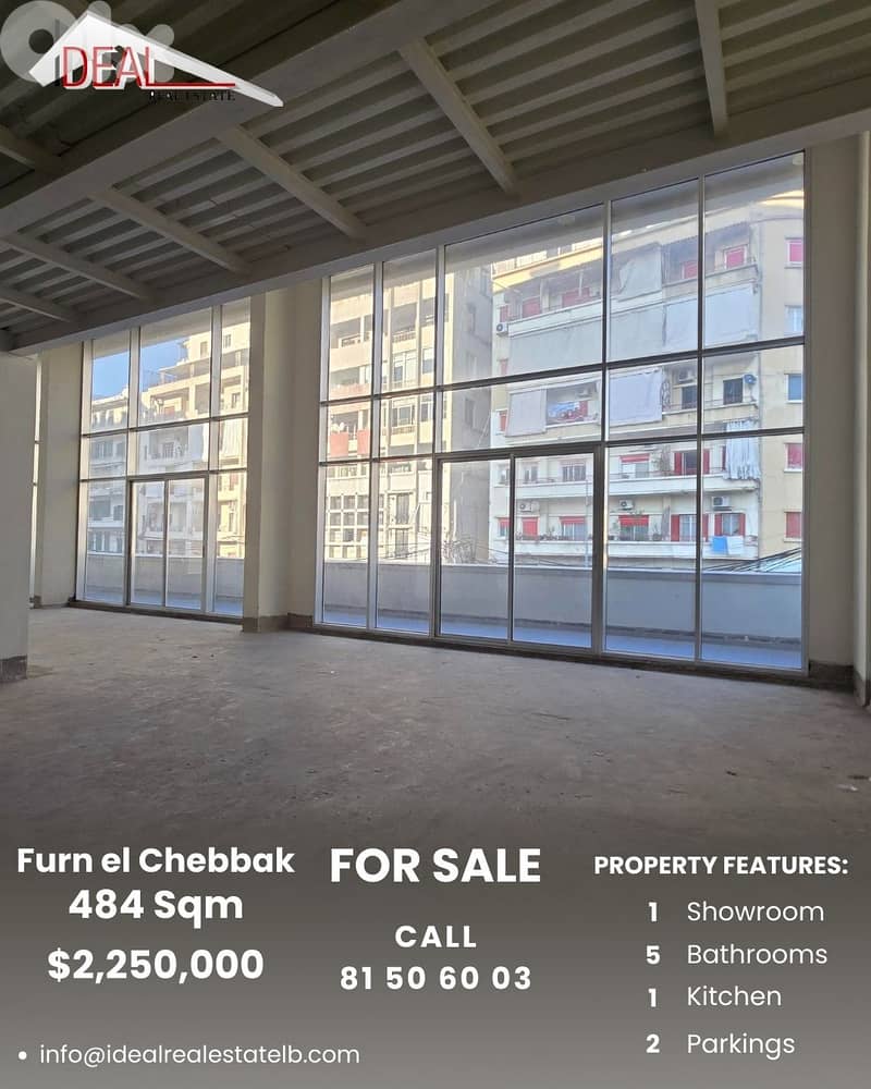 Showroom for sale in Furn el Chebbak Beirut 0