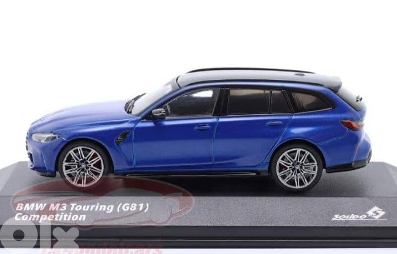 BMW M3 Touring (G81) 2023 diecast car model 1;43. 2