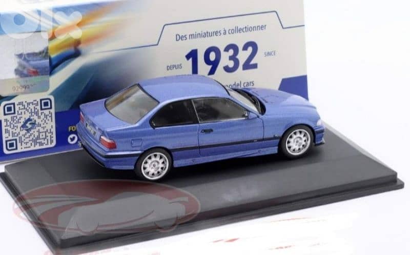 BMW (E36) M3 diecast car model 1;43 4