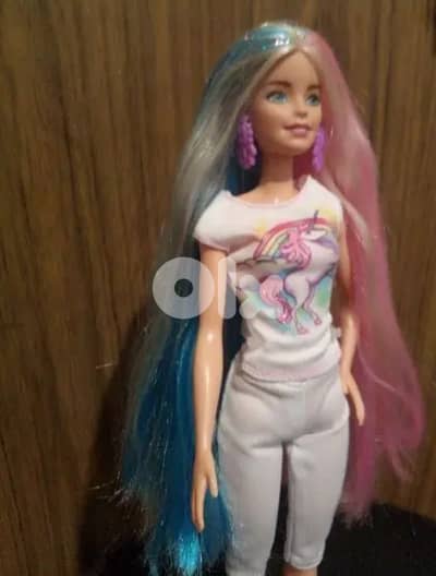 Barbie FANTASY HAIR UNICORN/MERMAID LOOKS+Own complete wear Great doll