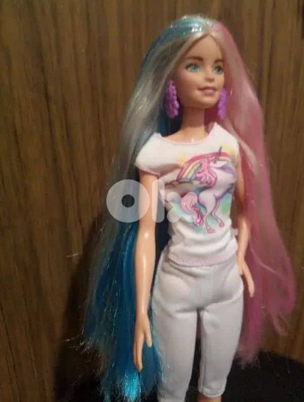 Barbie FANTASY HAIR UNICORN/MERMAID LOOKS+Own complete wear Great doll 6