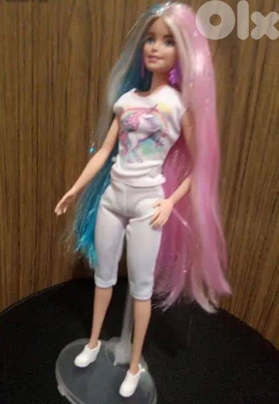 Barbie FANTASY HAIR UNICORN/MERMAID LOOKS+Own complete wear Great doll 8