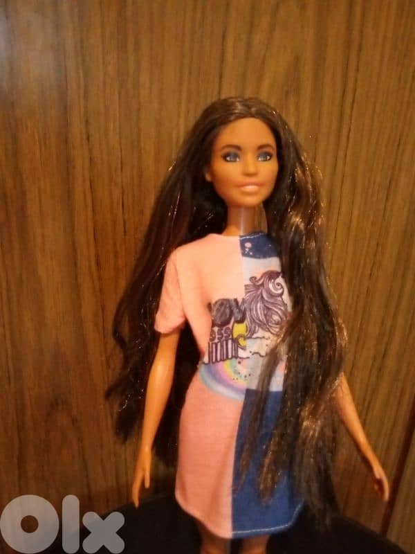 FASHIONISTAS TALL num: 103 Brunette Long hair Complete wear great doll 5