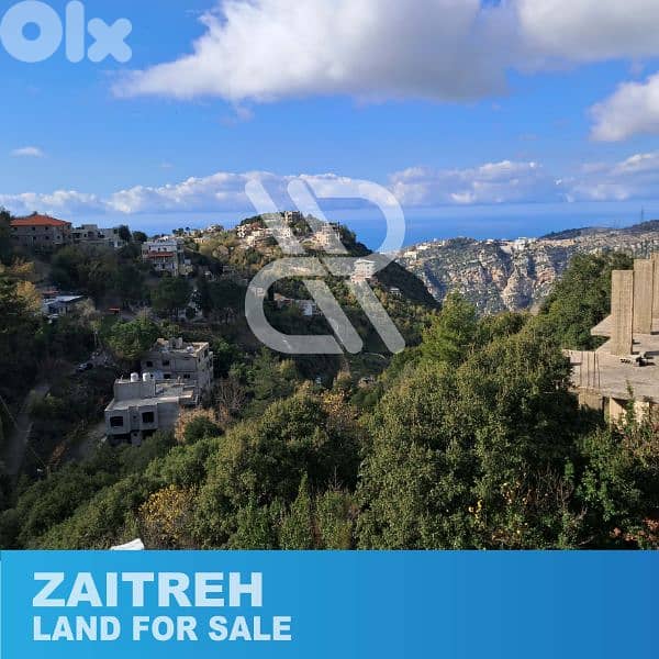 Land for sale at Zaitreh - أرض وبناية قيد الإنشاء في زعيتره 3