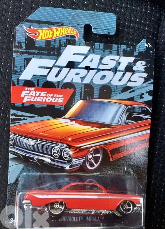 Fast & Furious Hot Wheels diecast car model 1;64. 2