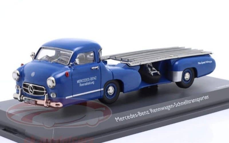 Mercedes Race Car Transporter 1955 diecast car model 1;43. 1