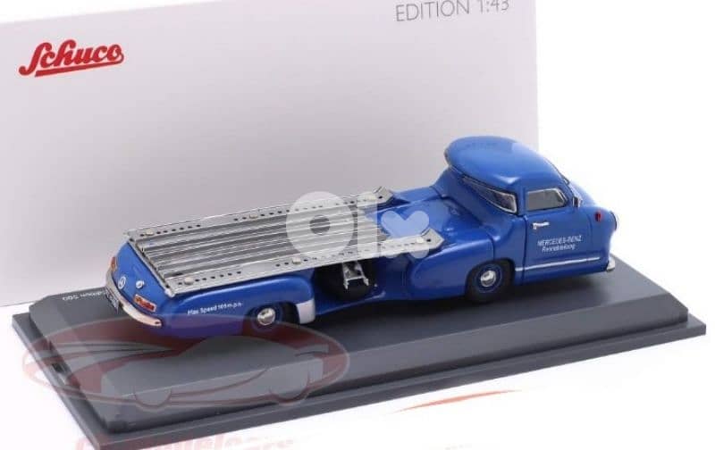 Mercedes Race Car Transporter 1955 diecast car model 1;43. 4