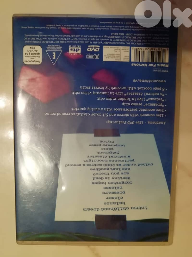 Anathema  (Were You There? - Live concert) DVD 2