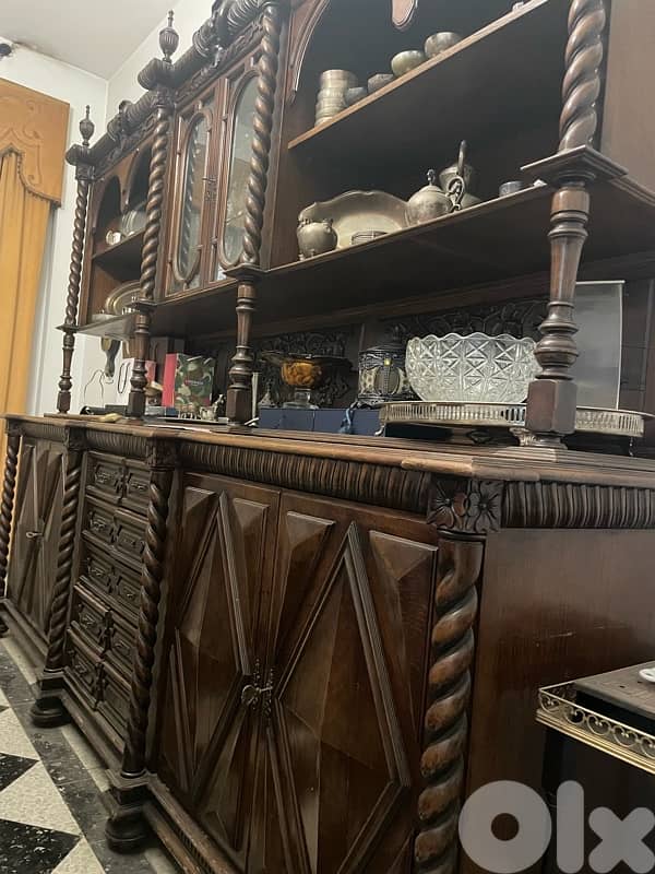 ROYAL ANTIQUE HEAVY FULLY ENGRAVED DINING ROOM 3