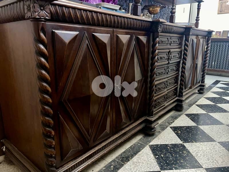 ROYAL ANTIQUE HEAVY FULLY ENGRAVED DINING ROOM 4