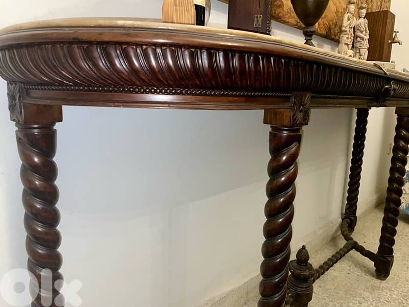 ROYAL ANTIQUE HEAVY FULLY ENGRAVED DINING ROOM 5