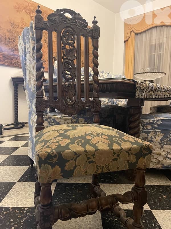 ROYAL ANTIQUE HEAVY FULLY ENGRAVED DINING ROOM 7