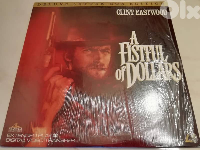 Clint Eastwood A fistful of Dollars laserdisc 0