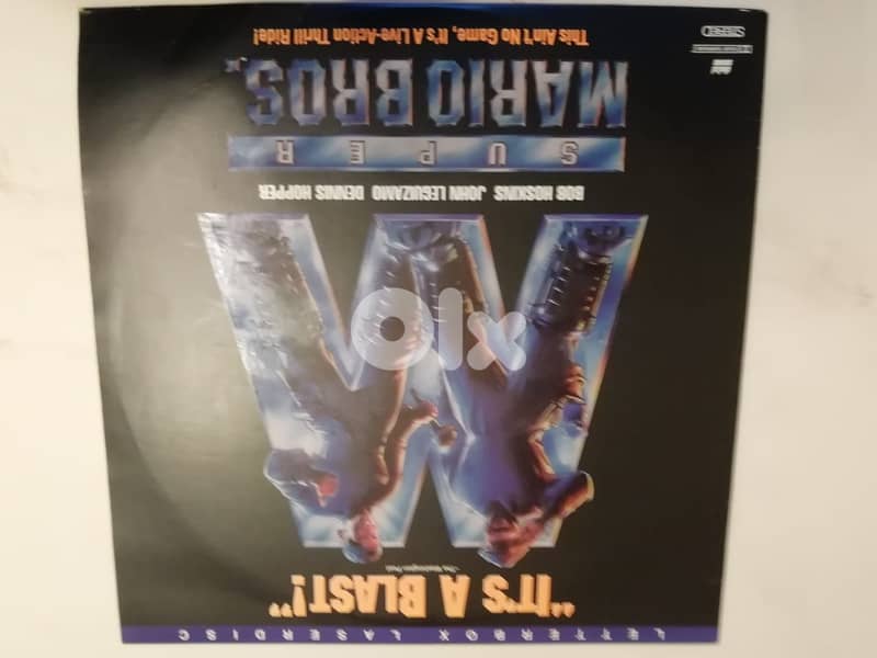 1993 letterbox Super Mario Bros laserdisc 0