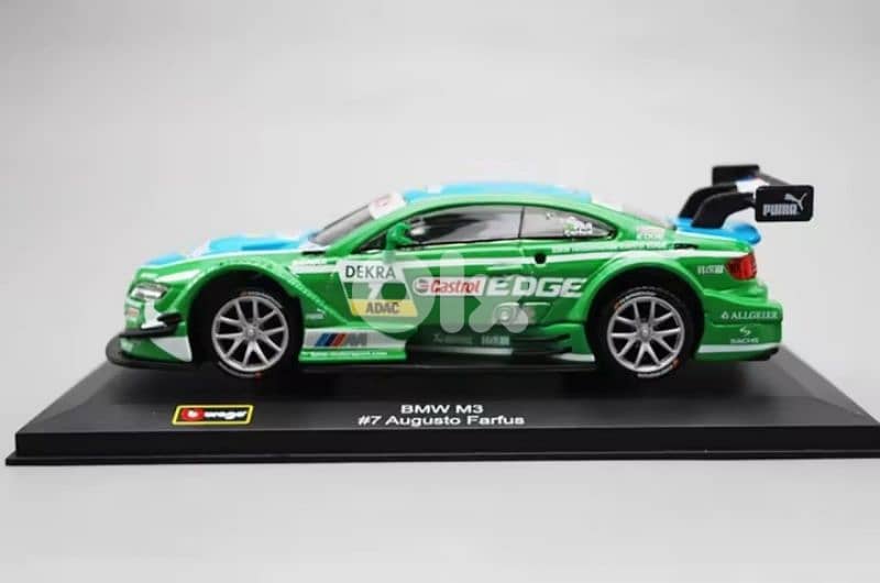BMW M3 #7 DTM diecast car model 1:32. 1