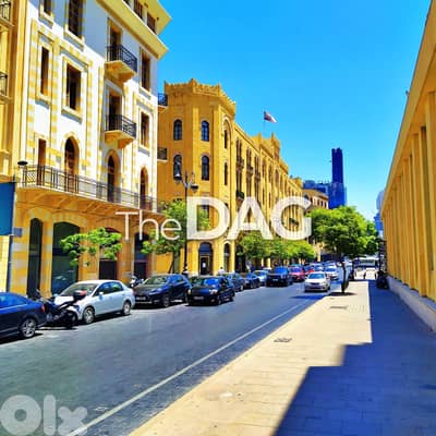 514 SQM Corner Shop for Rent in Downtown with Terrace