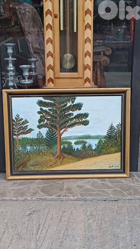 لوحة رسم زيتي 1