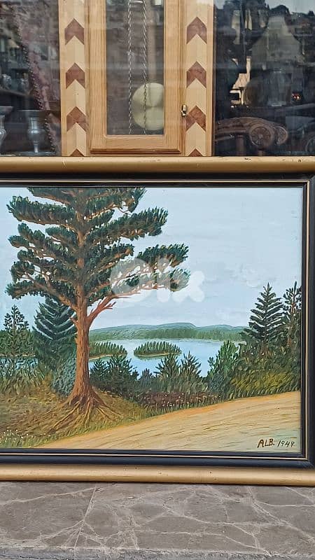 لوحة رسم زيتي 4