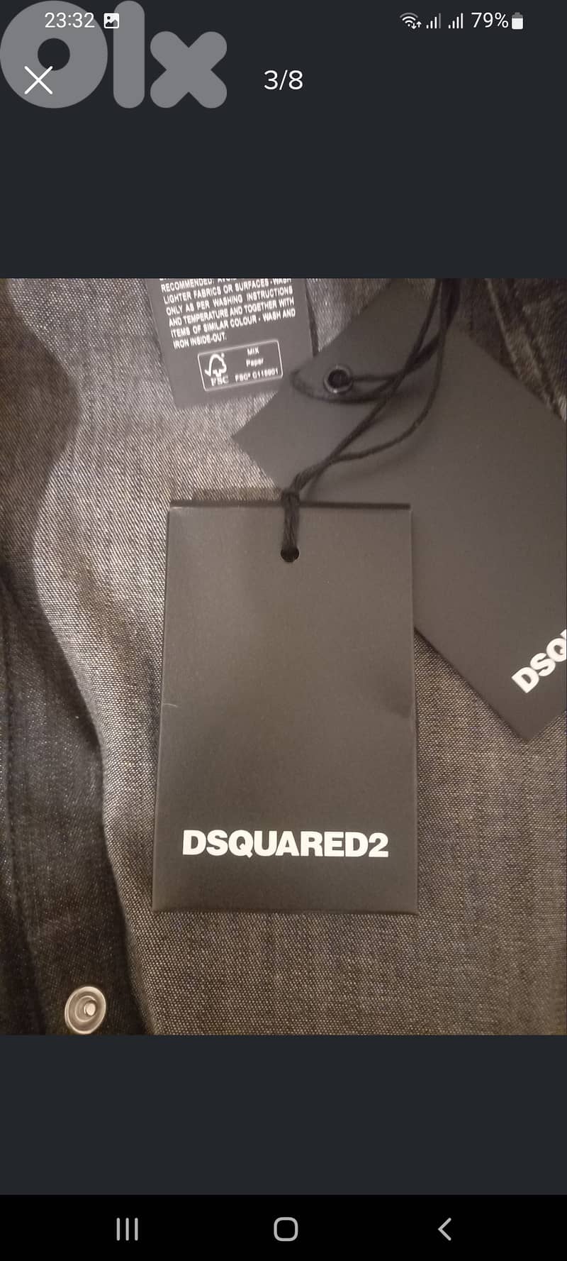 Dsquared2 black jeans chirt 2