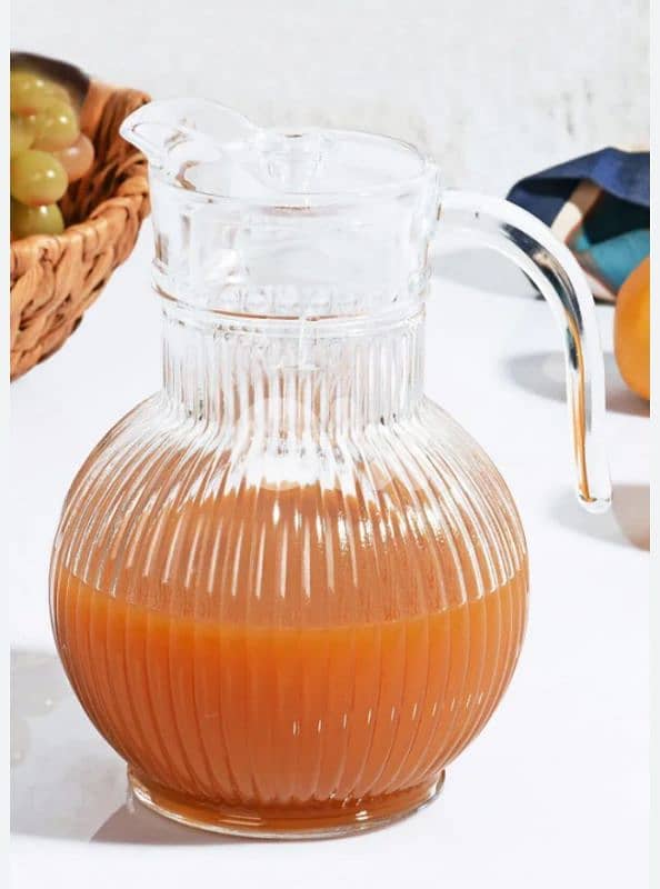 إبريق عصير زجاج فاخر 2