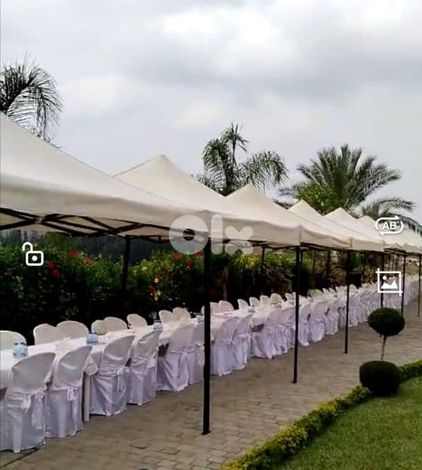 خيم طاولات كراسي للايجار 0