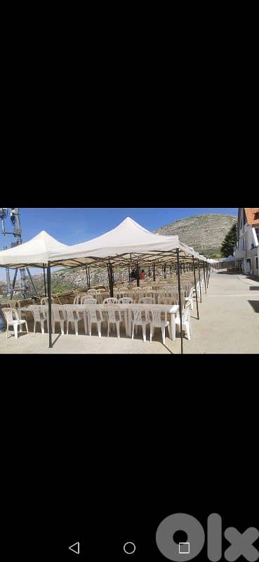 خيم طاولات كراسي للايجار 2