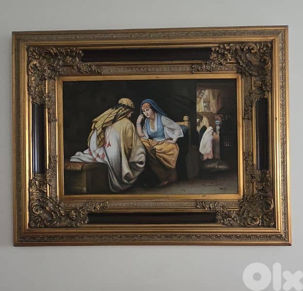 لوحة زيتية بسعر مغري 1