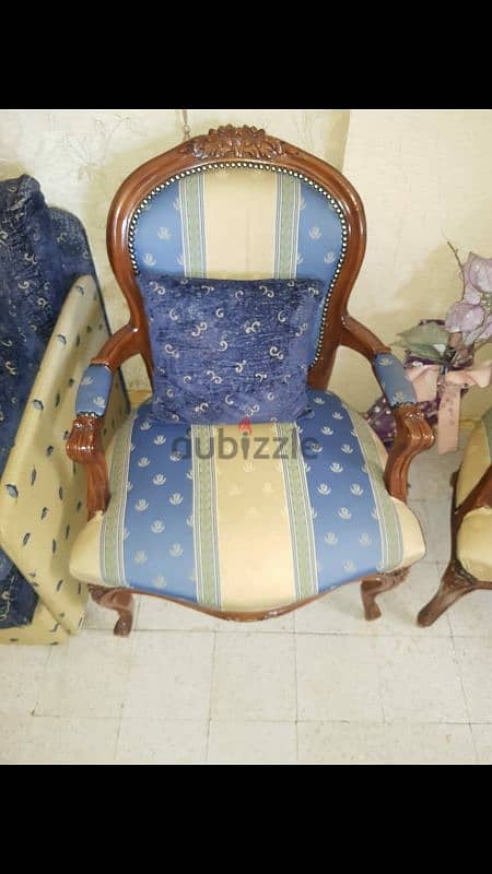 كنبايات ستيل خشب انتيكة غير شكل 1