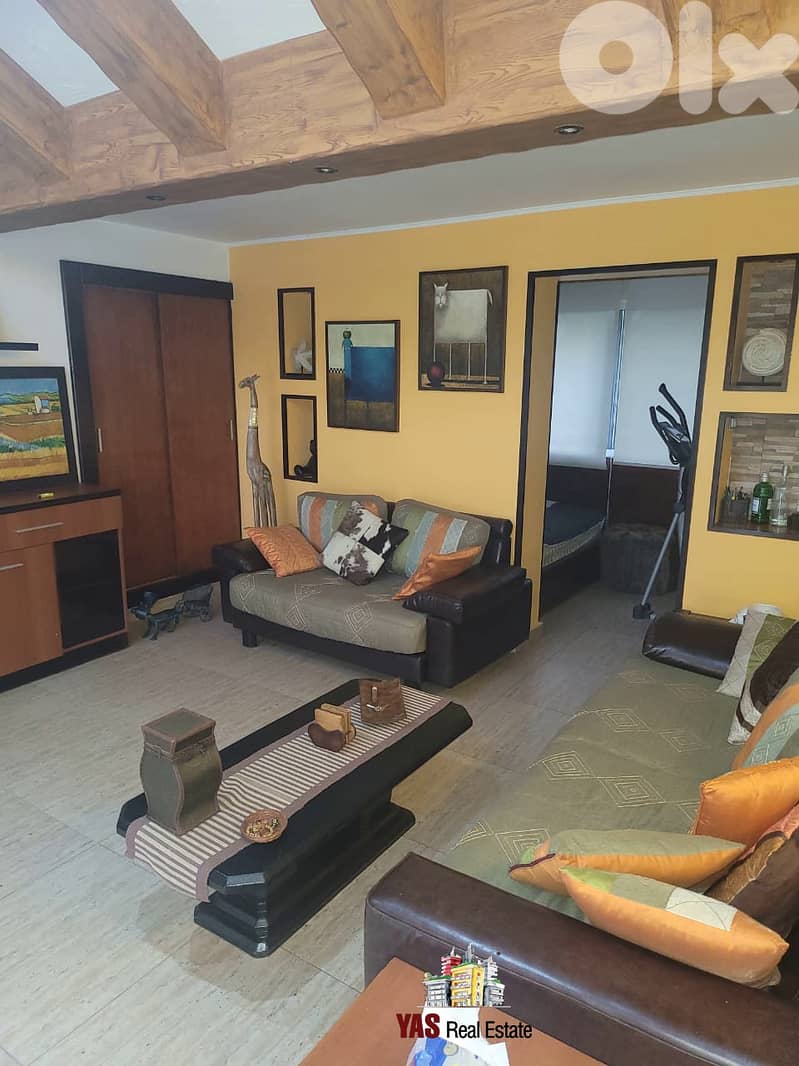 Kaslik / Solemar 65m2 | Chalet/Duplex | Decorated | Pool | AC | 3