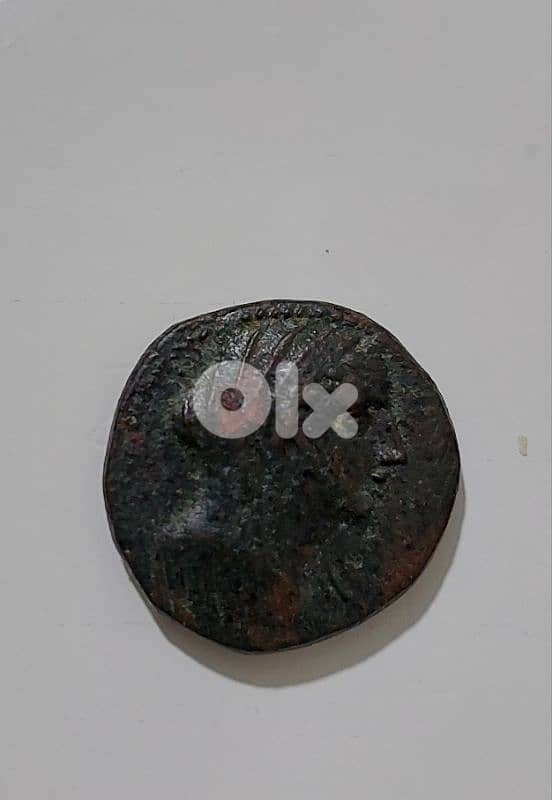 Ancient Ptolemaic Greek Coin for Queen Arsenioe II year 253_246 BC 0