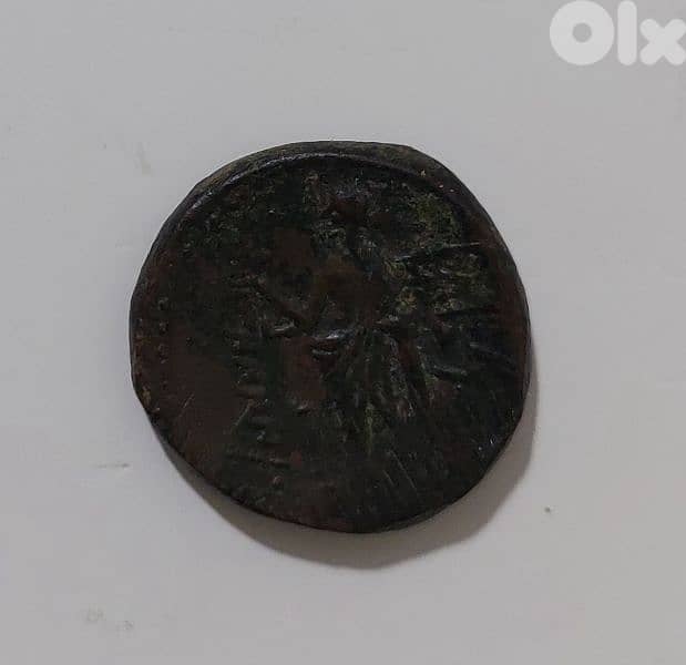 Ancient Ptolemaic Greek Coin for Queen Arsenioe II year 253_246 BC 1