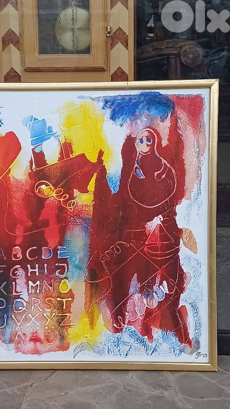 لوحة رسم زيتي اوروبية 2