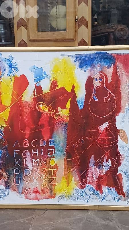 لوحة رسم زيتي اوروبية 3