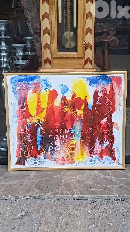 لوحة رسم زيتي اوروبية 9