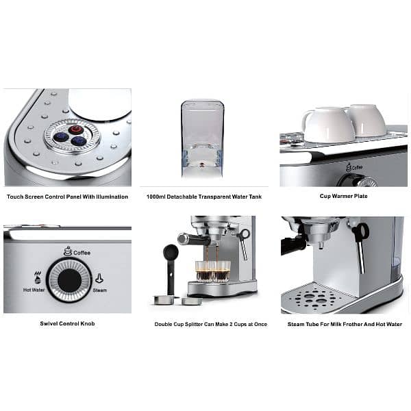 coffee espresso machine ground coffee or nespresso capsule 1