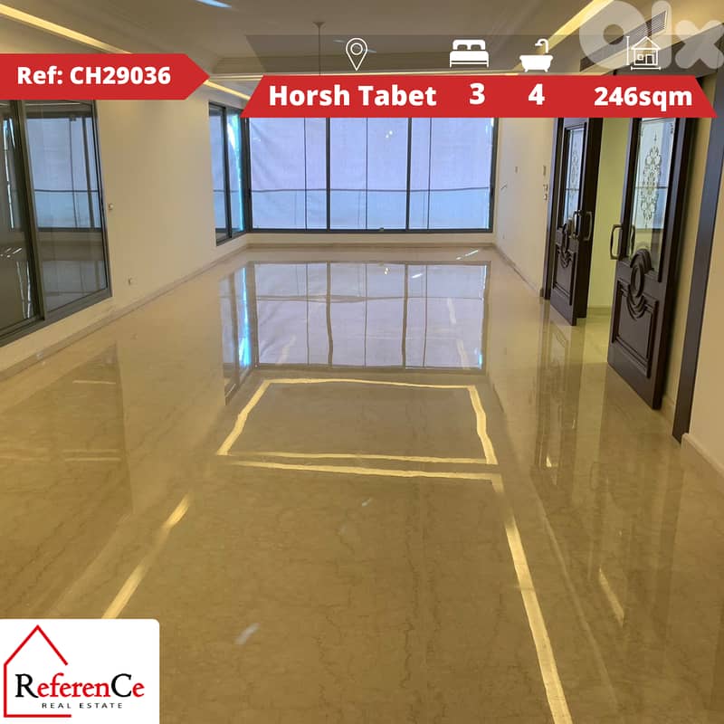 Luxury apartment in Horsh Tabet شقة فاخرة في حرش تابت 0