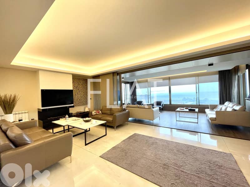 Panoramic fully furnished penthouse for sale in Naccache 0