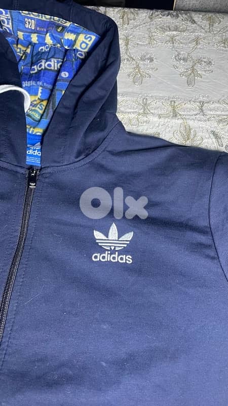adidas jacket hoodie size L original 2