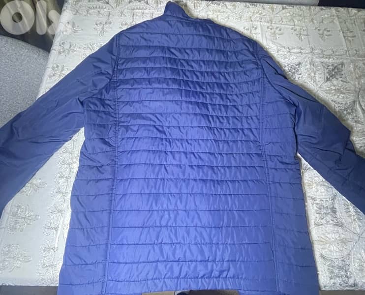 Maison brown blue jacket size XL 3