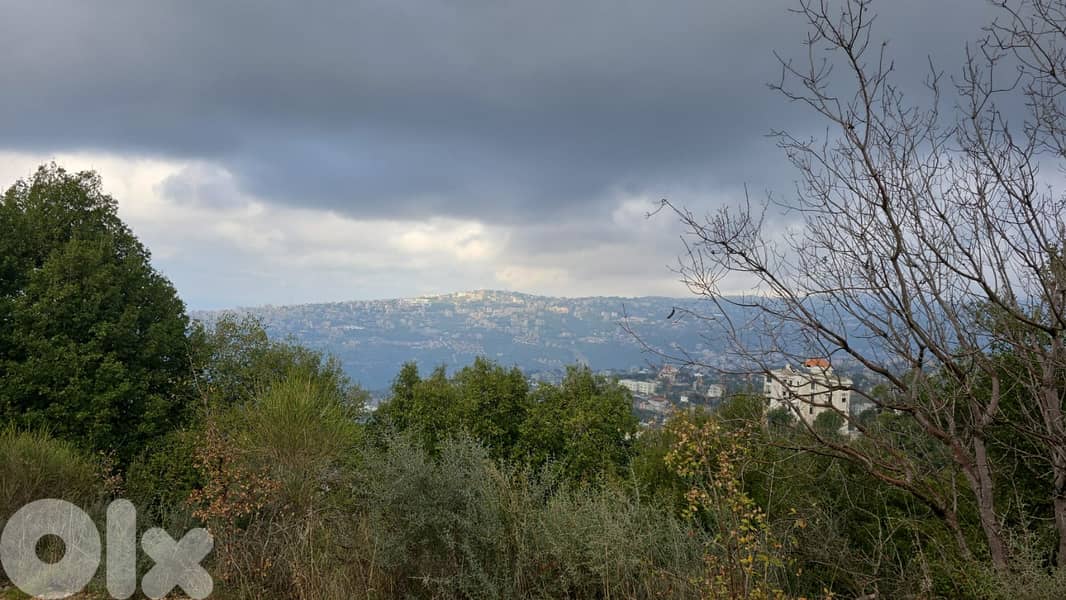 L17050 - Land With A Nice View For Sale In Ain Al Kash Bikfaya 1