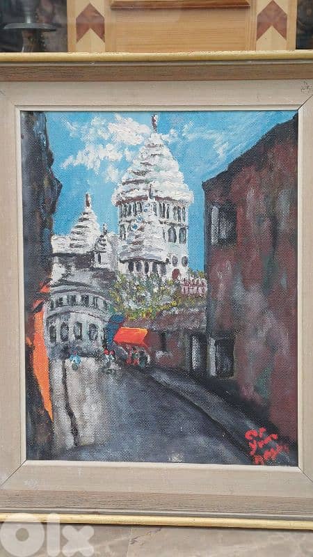 لوحة رسم زيتي اوروبية 2