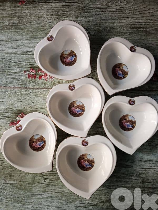 original Romeo and Juliette heart plates 0