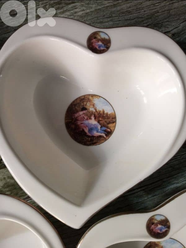original Romeo and Juliette heart plates 1