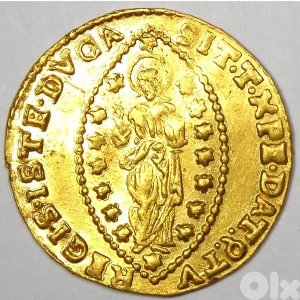 Italy - Republic of Venice 1 Zecchino 1700-1709 Alvise Il Mocenigo 3