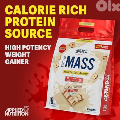 Applied Nutrition Critical Mass Gainer 6KG (25 Servings)