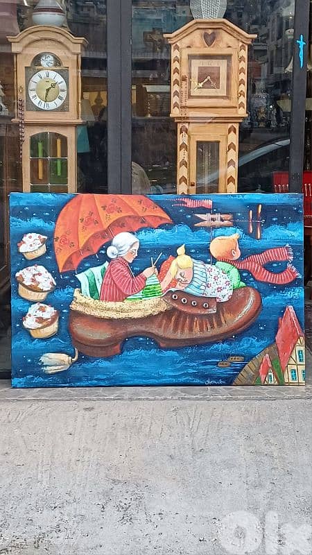 لوحة رسم زيتي روسيّة 1